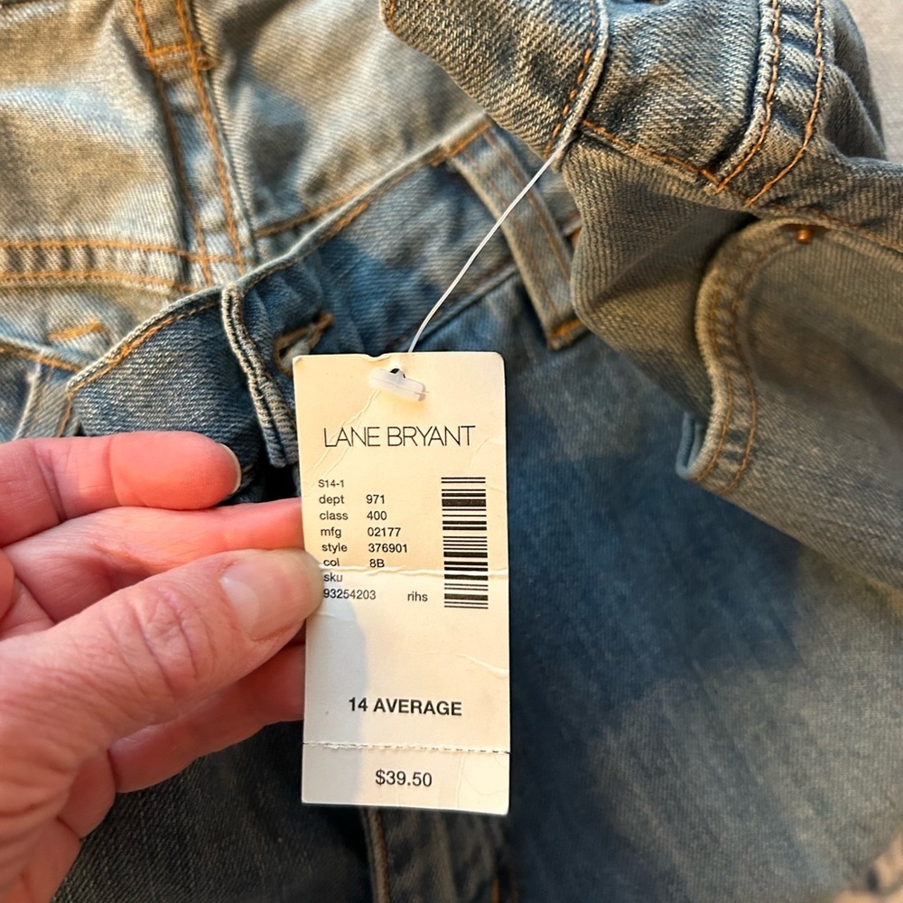 Lane Bryant sz 14 Venezia women’s jeans Rigid Easy Fit, NWT, 100% cotton - Picture 8 of 9